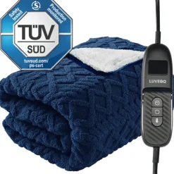 Elektrische Bovendeken Warmtedeken XL met Fleece/Sherpa|Luvego Sale