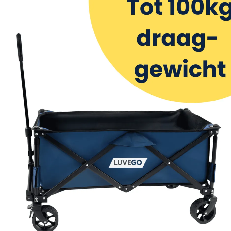 Opvouwbare Bolderkar 100KG|Luvego Online