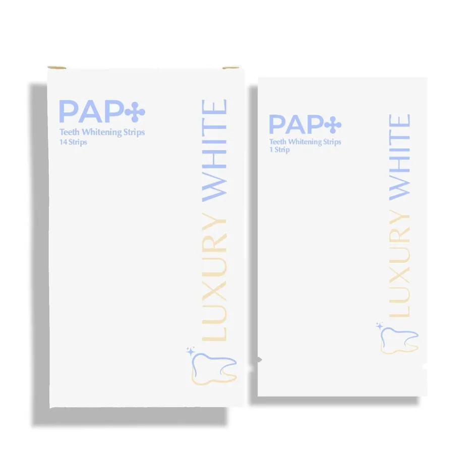 Luxury White Whitening Strips< Whitening Producten