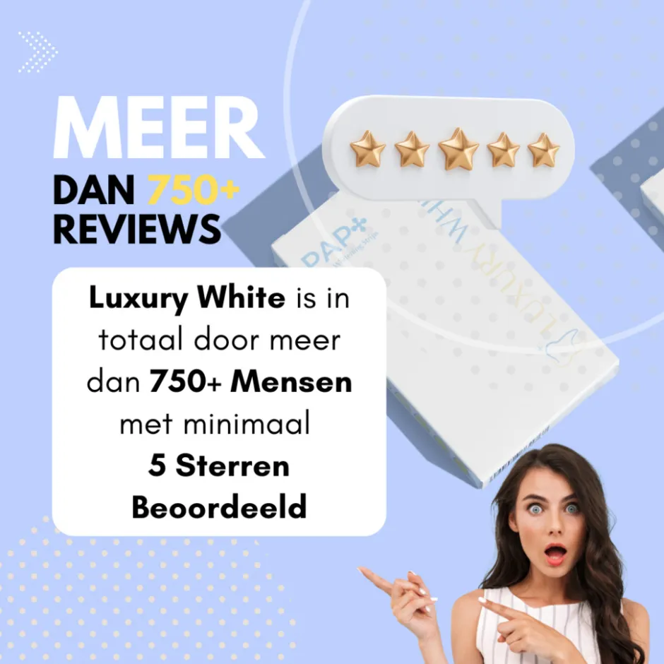 Luxury White Whitening Strips< Whitening Producten