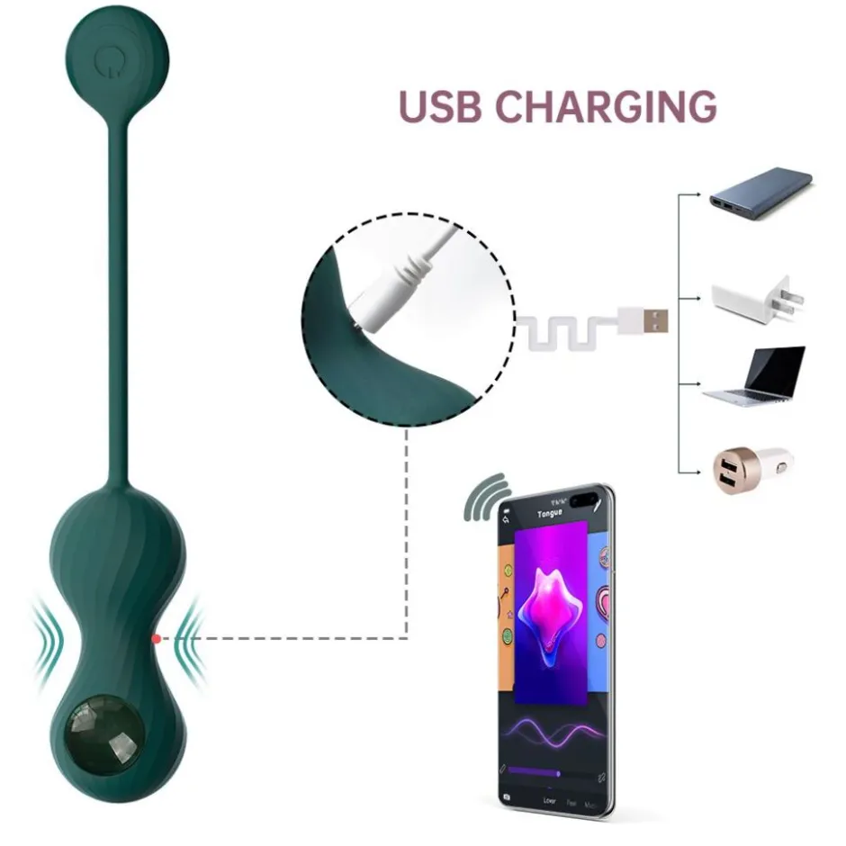 Duo Smart Kegel Vibrator met Gewichtenset|Magic Motion New