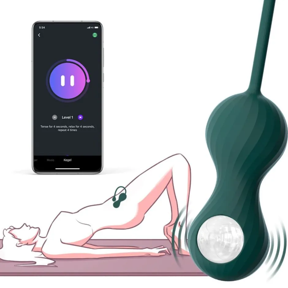 Duo Smart Kegel Vibrator met Gewichtenset|Magic Motion New