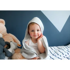 MamaLoes Badstof Stone Green Badcape< Badcapes En Badjassen