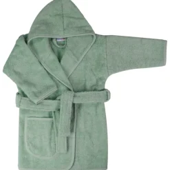 MamaLoes Badstof Stone Green 1-2jr Badjas< Badcapes En Badjassen