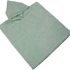 Badstof Stone Green Baby Poncho|MamaLoes Clearance