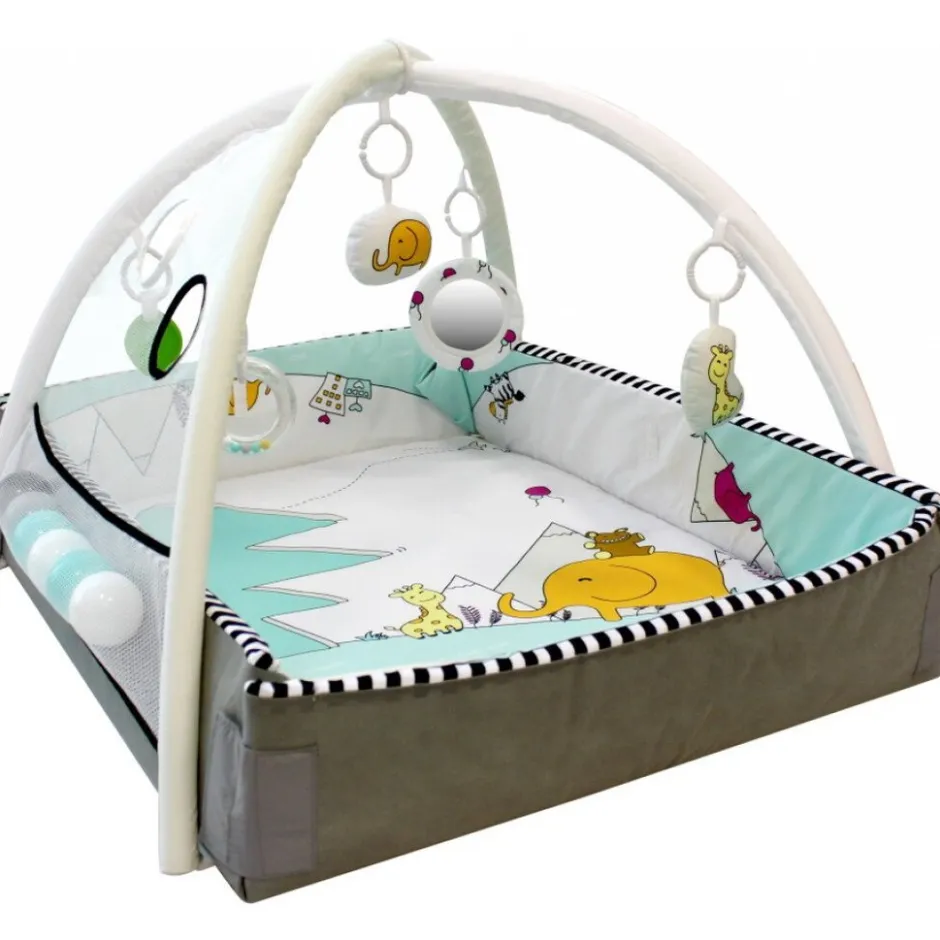 MamaLoes Diertjes 5-in-1 Speelkleed/Ballenbak< Ballenbakken|Speelkleden En Babygyms