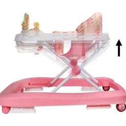 MamaLoes Evi Roze Loopstoel< Loopstoelen