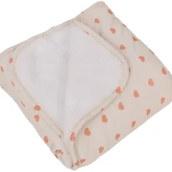 MamaLoes Hartjes Fleece 70x90cm Babydeken< Baby Beddengoed