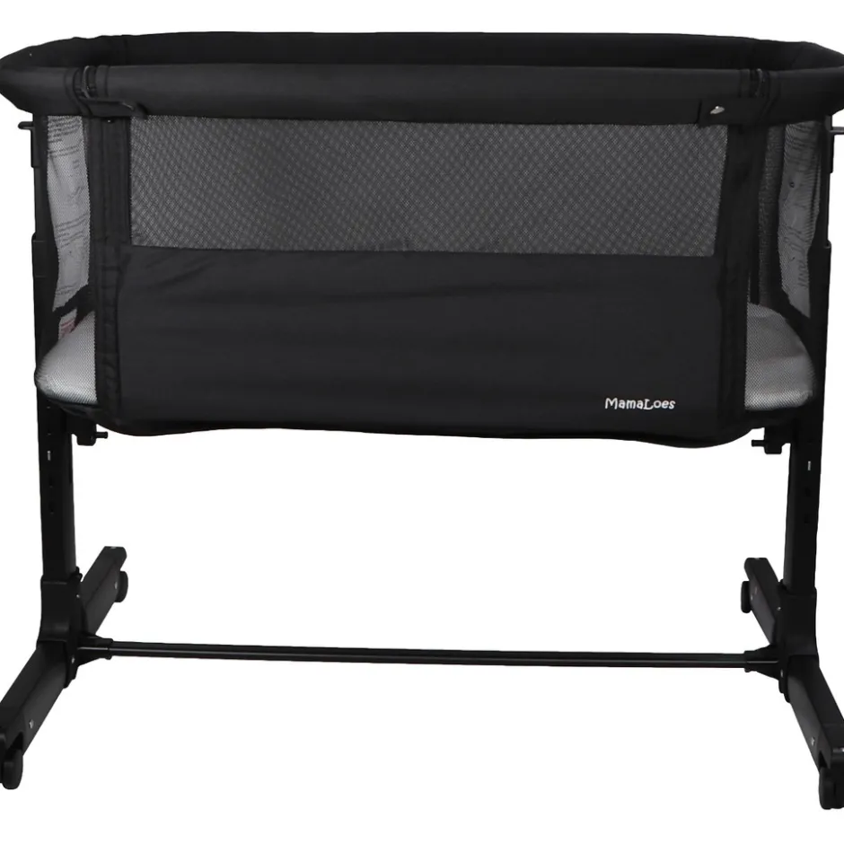 Noé Zwart Co-Sleeper Wieg aan Bed|MamaLoes Hot
