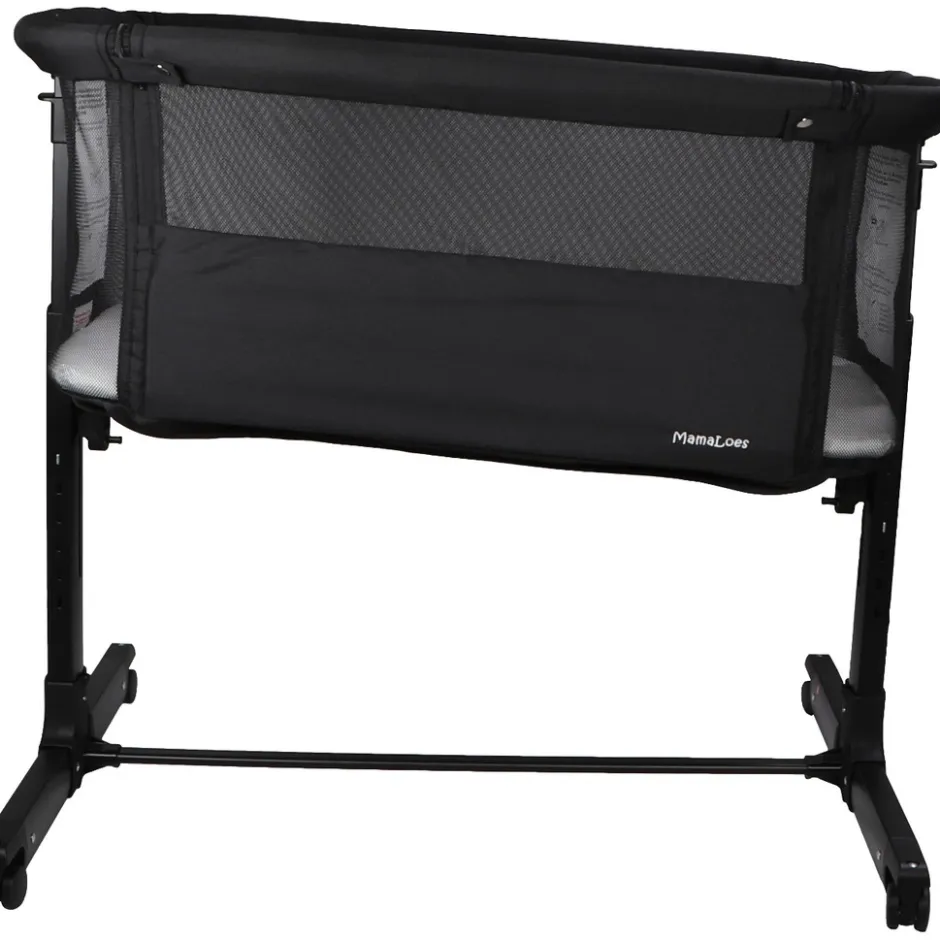 Noé Zwart Co-Sleeper Wieg aan Bed|MamaLoes Hot