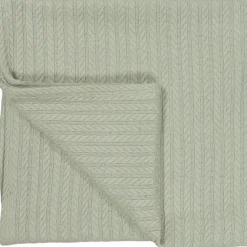 Sage Groen 100x150cm Knitted Ledikantdeken|MamaLoes New