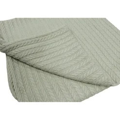 Sage Groen 100x150cm Knitted Ledikantdeken|MamaLoes New