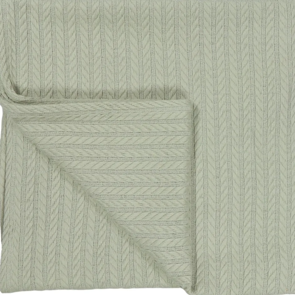 MamaLoes Sage Groen 70x100cm Knitted Wiegdeken< Baby Beddengoed
