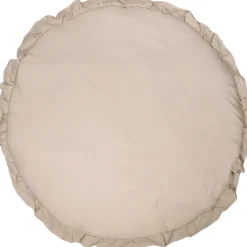 Soft Cotton Ruffle Ecru 90 cm Rond Boxkleed|MamaLoes Online