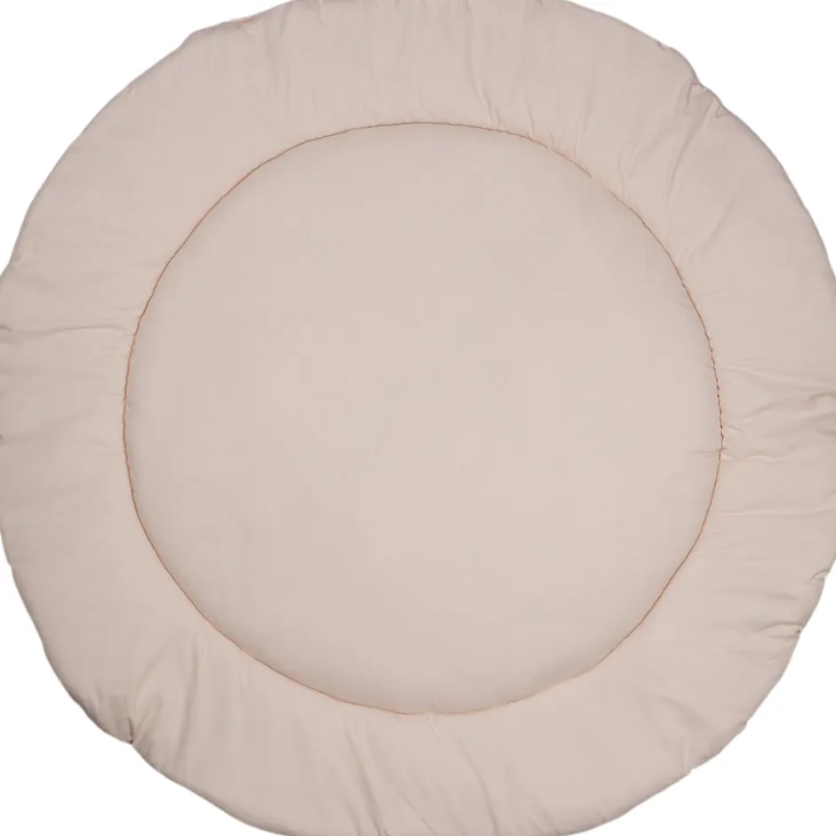 MamaLoes Teddy Boucle Naturel 90 cm Rond Omkeerbaar Boxkleed< Boxkleden