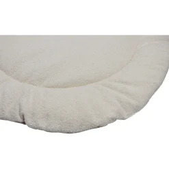 MamaLoes Teddy Boucle Naturel 90 cm Rond Omkeerbaar Boxkleed< Boxkleden
