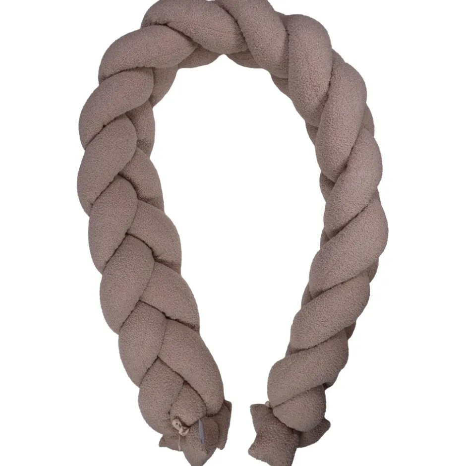Teddy Boucle Nougat 210 cm Braided Bedbumper|MamaLoes Discount
