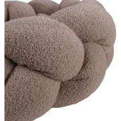 Teddy Boucle Nougat 210 cm Braided Bedbumper|MamaLoes Discount