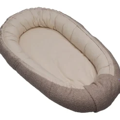 MamaLoes Teddy Boucle Nougat Omkeerbaar Babynest< Babynestjes