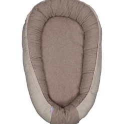 MamaLoes Teddy Boucle Nougat Omkeerbaar Babynest< Babynestjes