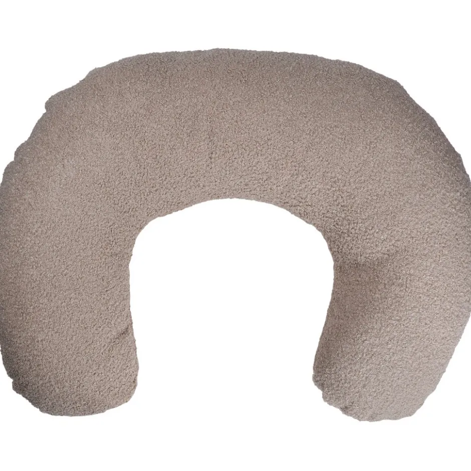 MamaLoes Teddy Boucle Nougat Medium Voedingskussen< Voedingskussens