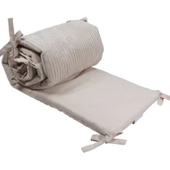 Velours Rib Beige 30 x 180 cm Bedbumper|MamaLoes