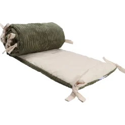 MamaLoes Velours Rib Groen 30 x 180 cm Bedbumper< Bedbumper