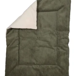 Velours Rib Groen 80 x 100 cm Omkeerbaar Boxkleed|MamaLoes Best