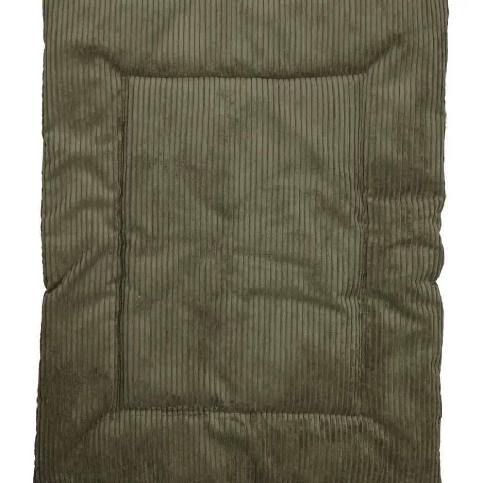Velours Rib Groen 80 x 100 cm Omkeerbaar Boxkleed|MamaLoes Best