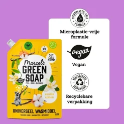 Marcel's Green Soap Vanille & Katoen Universeel Wasmiddel Navulling< Wasmiddel