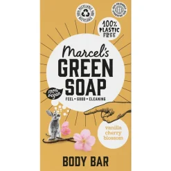 Vanilla & Cherry Blossom Shower Bar|Marcel's Green Soap Hot
