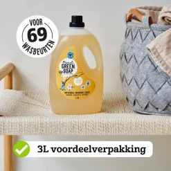 Vanille & Katoen Vloeibaar Wasmiddel|Marcel's Green Soap