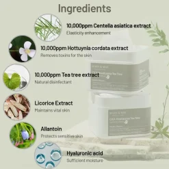 CICA Houttuynia Tea Tree Calming Mask|Mary & May Clearance