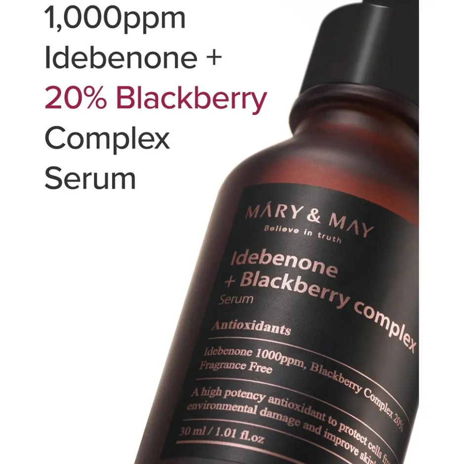 Idebenone + Blackberry Complex Serum|Mary & May Best