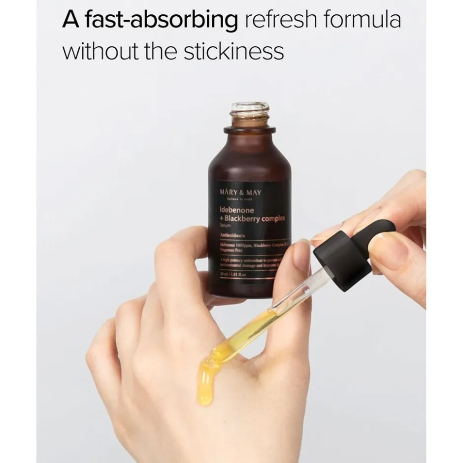 Idebenone + Blackberry Complex Serum|Mary & May Best