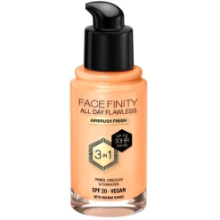 Facefinity All Day Flawless W70 Warm Sand Foundation|Max Factor Best