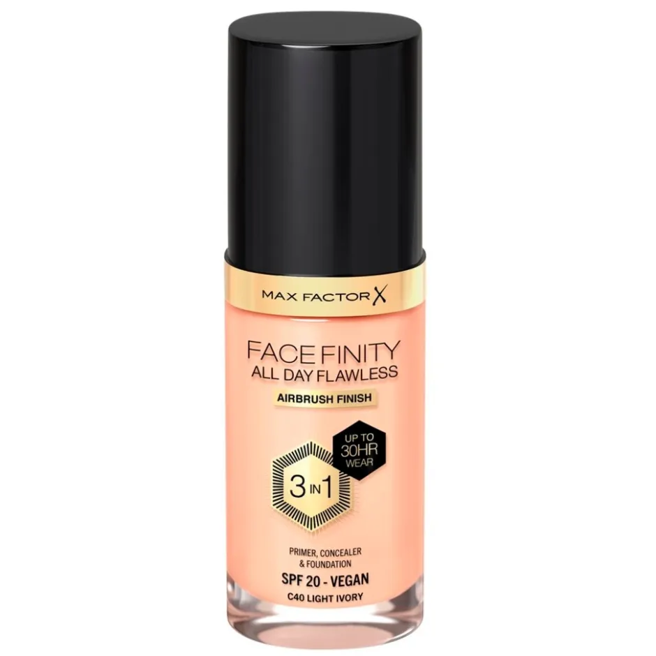 Facefinity All Day Flawless C40 Light Ivory Foundation|Max Factor