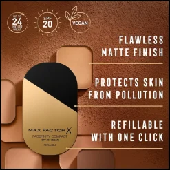 Facefinity Compact 003 Natural Rose Refill Foundation|Max Factor Best