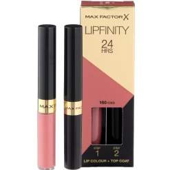 Max Factor Lipfinity Lip Colour 160 Iced 2-Step Longlasting Lipstick< Lipmake-Up