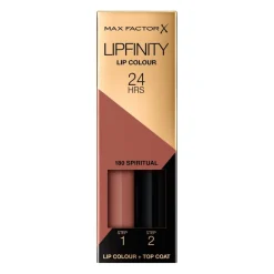 Lipfinity Lip Colour 180 Spiritual 2-Step Longlasting Lipstick|Max Factor Online