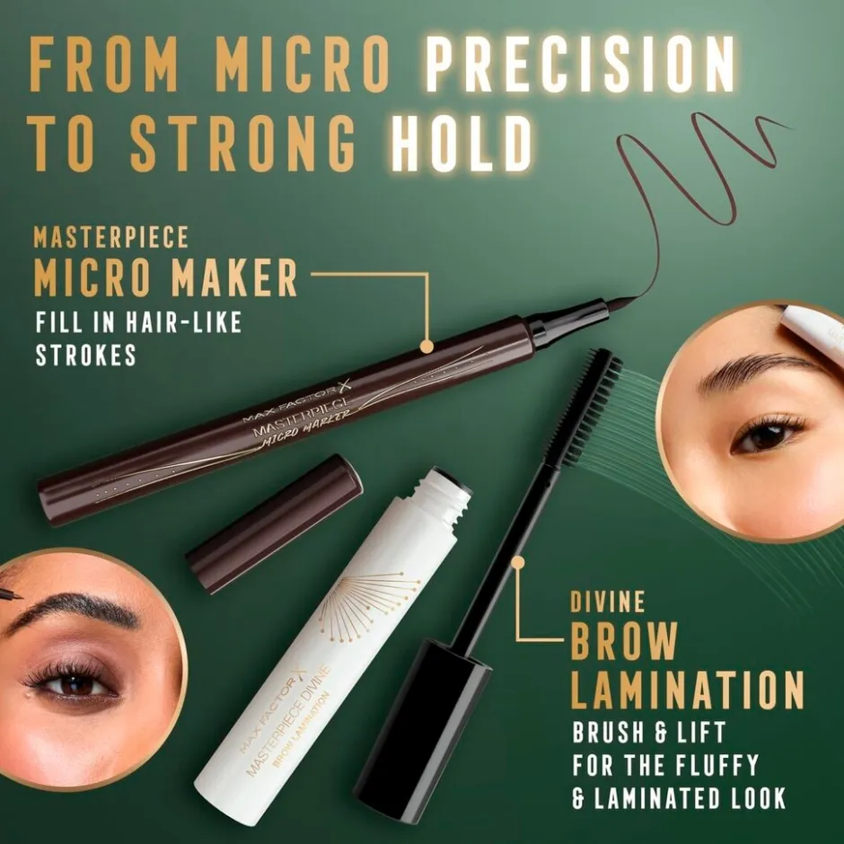Masterpiece 050 Ash Brown Micro Marker|Max Factor New