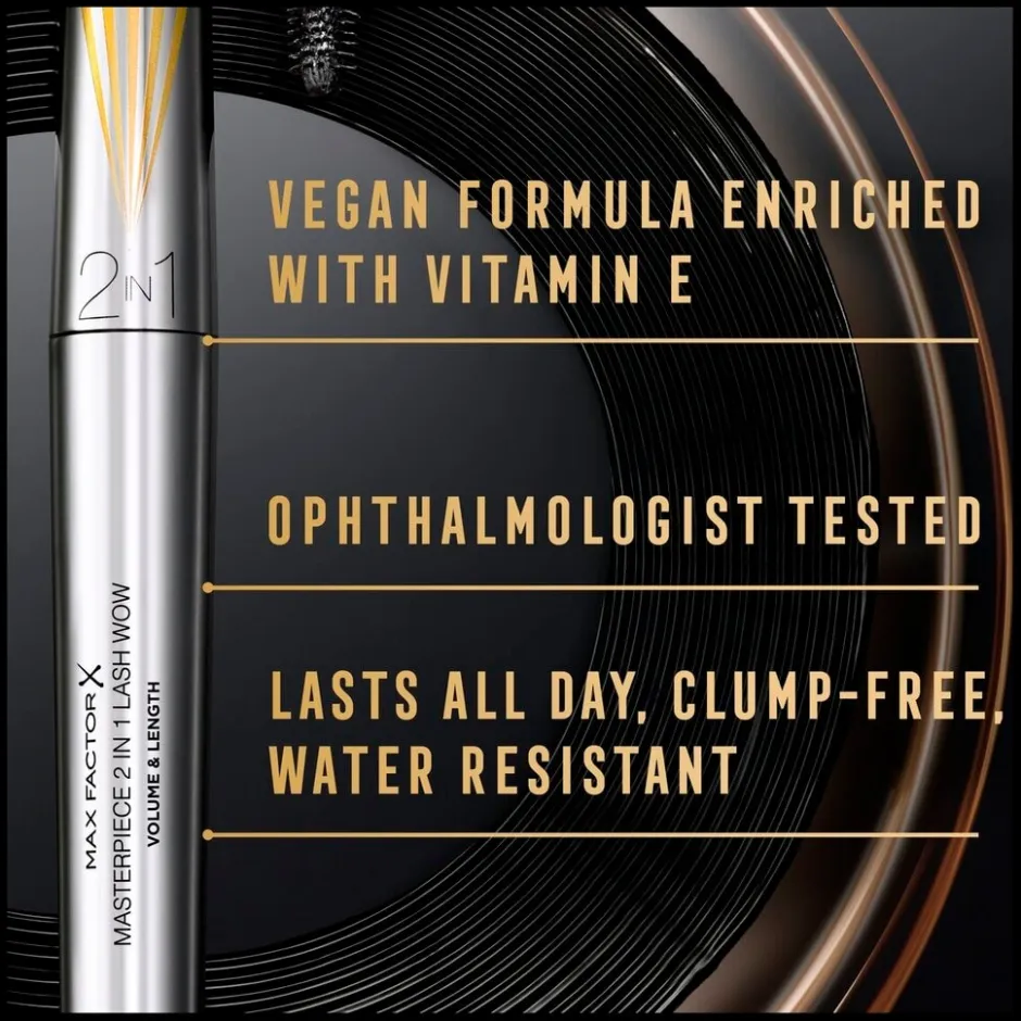 Max Factor Masterpiece 2-in-1 Lash Wow Brown Mascara< Mascara
