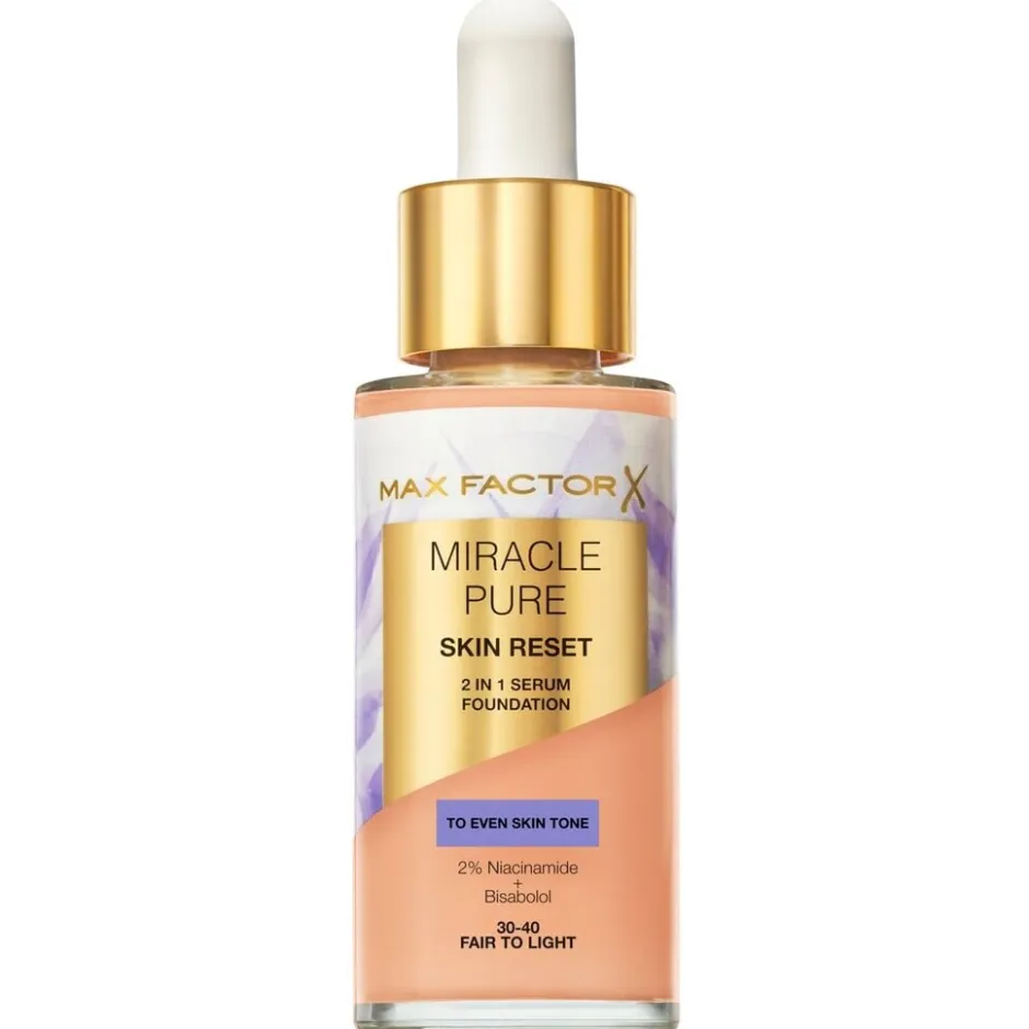 Miracle Pure Skin Reset 30-40 Fair to Light Serum Foundation|Max Factor Sale