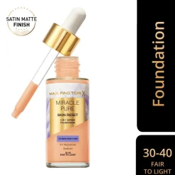 Miracle Pure Skin Reset 30-40 Fair to Light Serum Foundation|Max Factor Sale