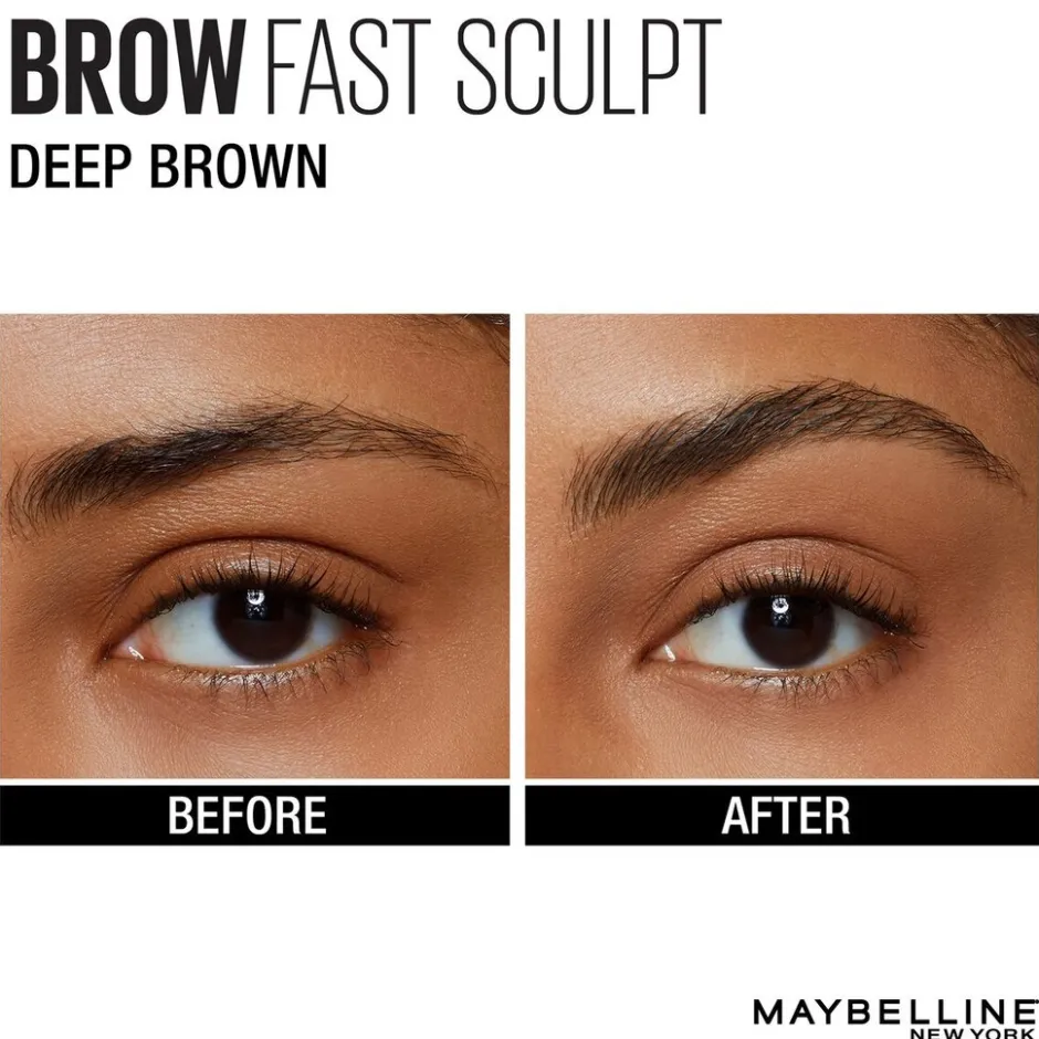 Maybelline New York Brow Fast Sculp 06 Deep Brown Wenkbrauwmascara< Wenkbrauw Make-Up