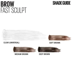 Maybelline New York Brow Fast Sculp 10 Clear Wenkbrauwmascara< Wenkbrauw Make-Up