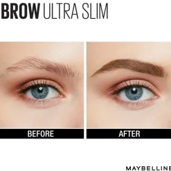 New York Brow Ultra Slim 02 Soft Brown Wenkbrauwpotlood|Maybelline New