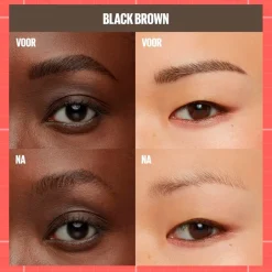 New York Build-A-Brow 262 Black Brown Wenkbrauwpotlood en -Gel|Maybelline Sale