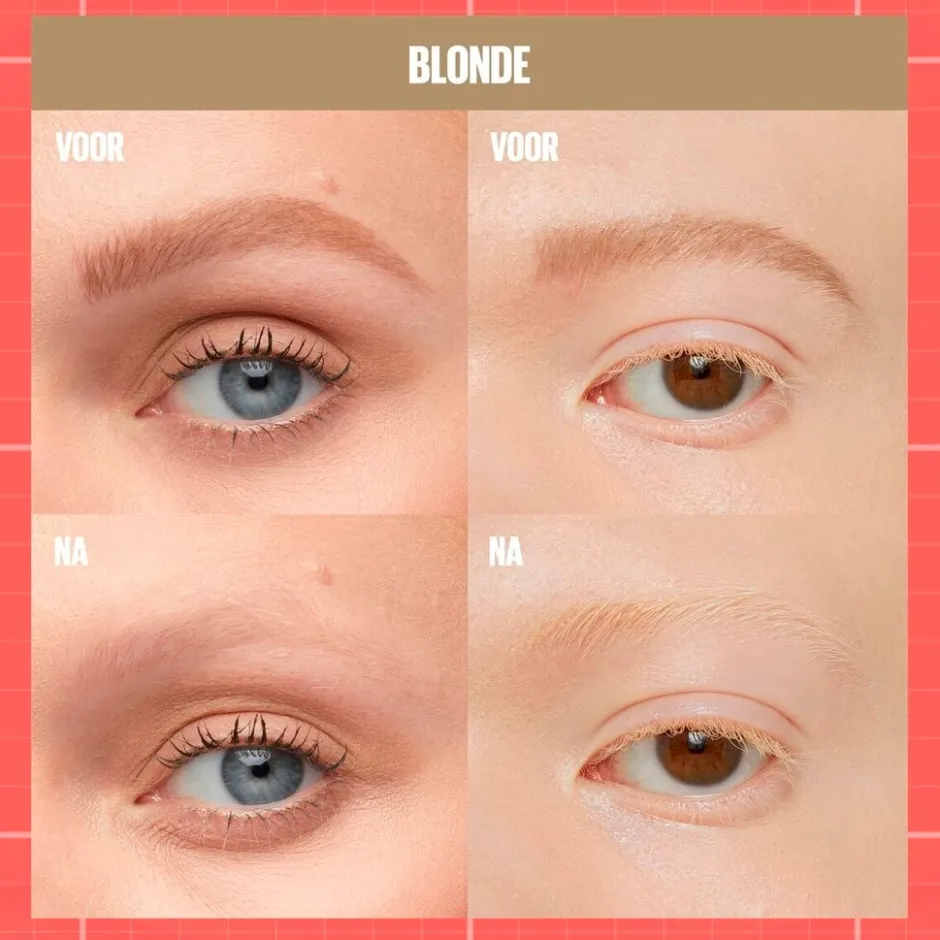 Maybelline New York Build-A-Brow 250 Blonde Wenkbrauwpotlood en -Gel< Wenkbrauw Make-Up