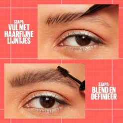 Maybelline New York Build-A-Brow 250 Blonde Wenkbrauwpotlood en -Gel< Wenkbrauw Make-Up